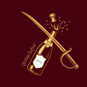 Sabrage champagne Blanc de Blancs